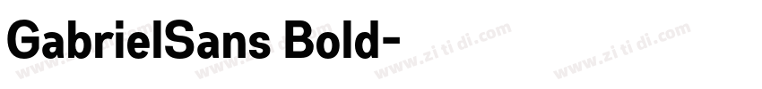 GabrielSans Bold字体转换 GabrielSans Bold字体转换